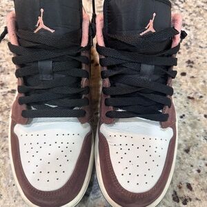 Nike Athletic Shoes - Black, Pink, and White